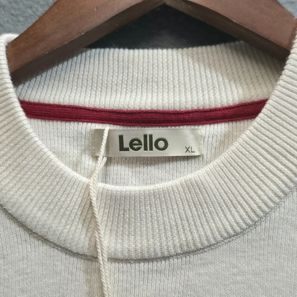 Lello Men's Striped Long Sleeve Pullover Sweater Size XL‎ NWT